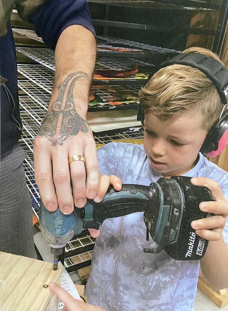 Boy With Drill