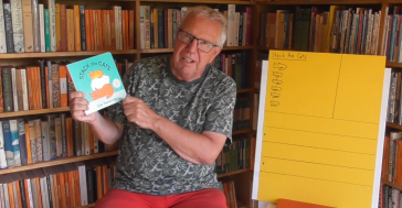 Murray Gadd reads Stack-the-Cats-for-NE-students