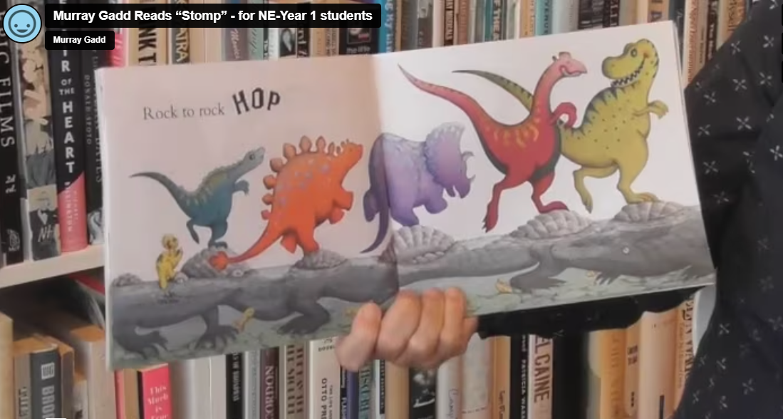 Murray Gadd Reads “Stomp” - for NE-Year 1 students