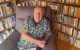 Murray Gadd in his library